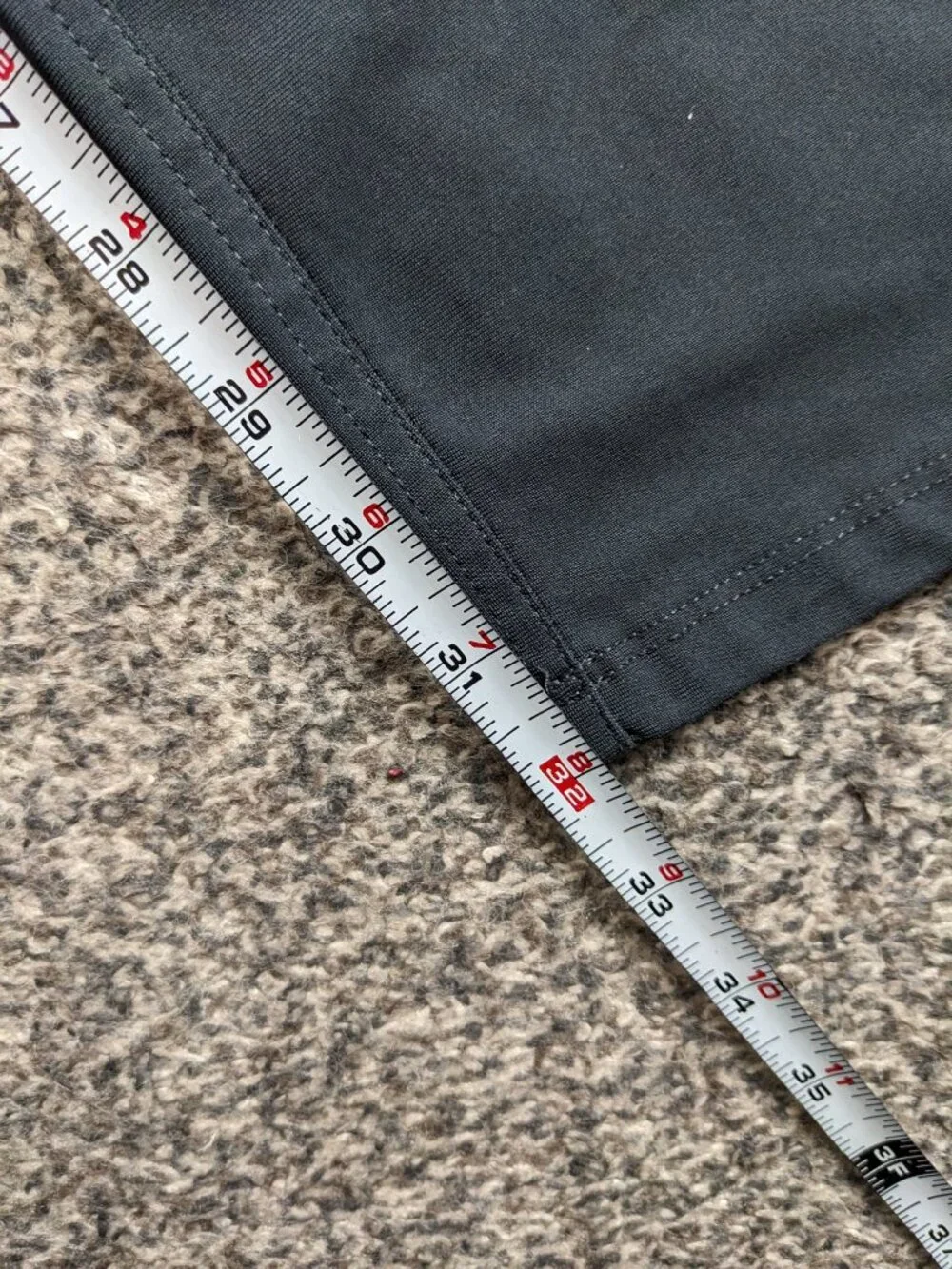 2022 Lululemon Pants ABC Classic Fit Warpstreme Melanite Gray 32x32 M5ADFS